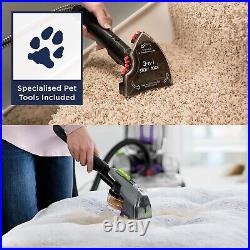 BISSELL Revolution Pet Pro Carpet Cleaner Upholstery Stairs Quick Dry Pet Hair