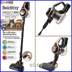 Beldray Airgility Cordless Vacuum Cleaner Multi-Surface Handheld 1.2L Rose Gold