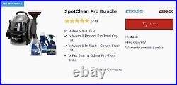 Bissell spotclean pro spot carpet cleaner New Picture Off Website Only Cleaner