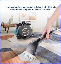 EUARY 32Kpa Handheld Carpet Spot Cleaner Suitable For Stairs Rug Car Seats &pets