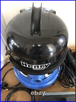 Henry Wash Carpet Cleaner HVW370 Blue Vacuum- Great condition AY53