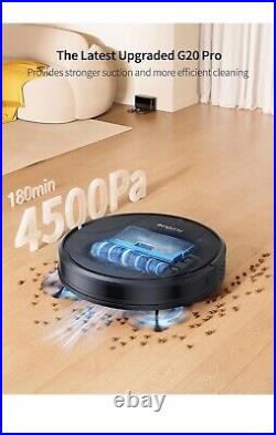 Honiture G20PRO Robot Vacuum Cleaner 4500Pa Alexa/WiFi Carpet Boost Mop Pet Hair