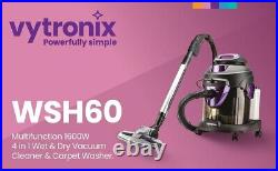 VYTRONIX WSH60 Multi-Function Wet & Dry Vacuum Cleaner & Carpet Cleaner Powerful