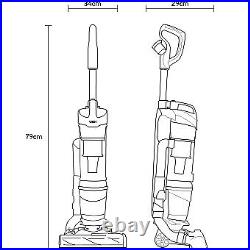 Vax Upright Vacuum Cleaner Pet Air Lift Steerable Max UCPMSHV1 Bagless HEPA 950W